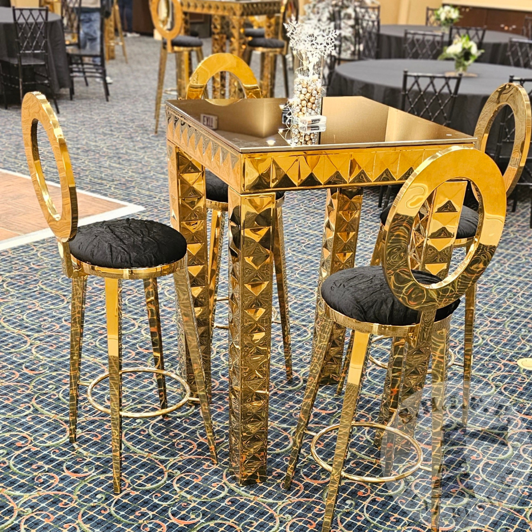 Jade Bar Table (Gold)