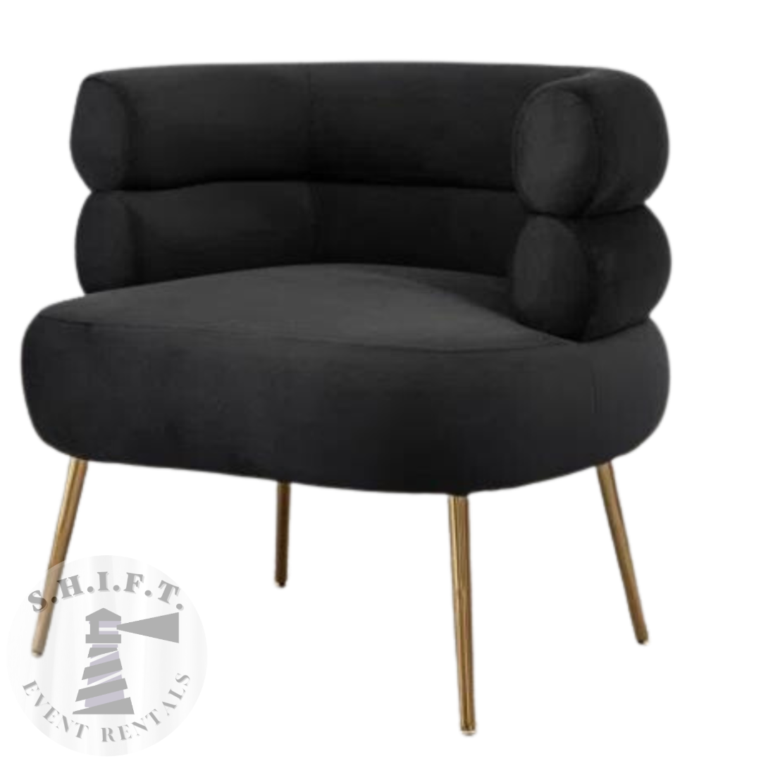 Ashley Lounge Chair Set (Black)