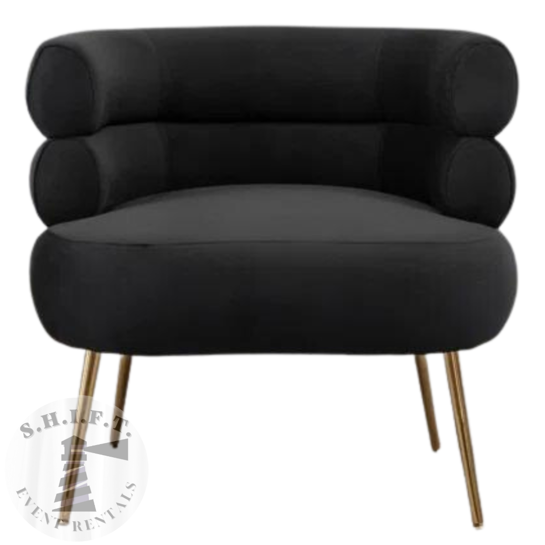 Ashley Lounge Chair Set (Black)