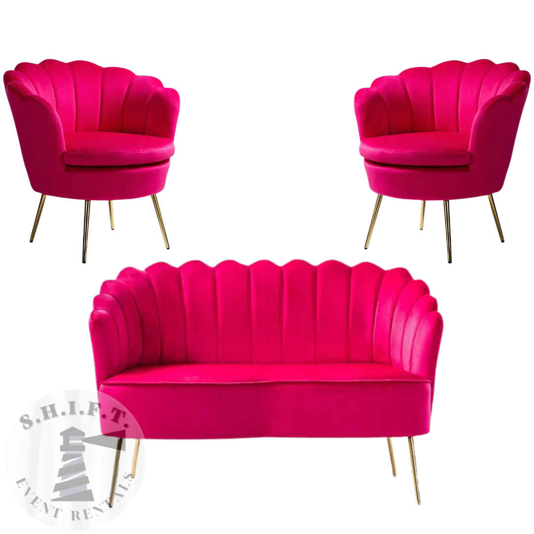 Heather Lounge Set (Fuchsia)