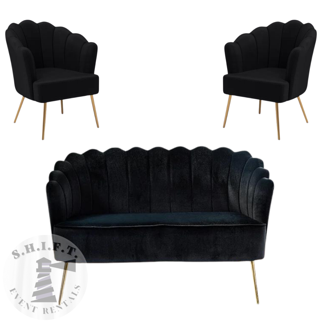 Heather Lounge Set (Black)