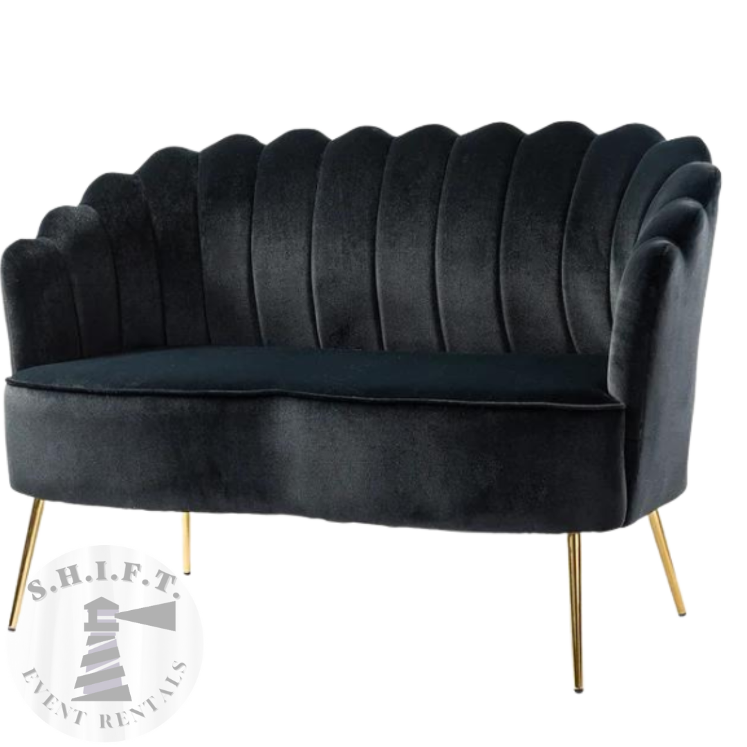 Heather Loveseat (Black)
