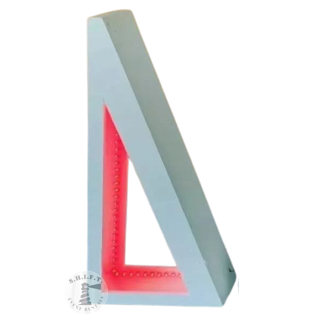 DELTA Greek Letter LED Marquee (Multi-Color Lights)