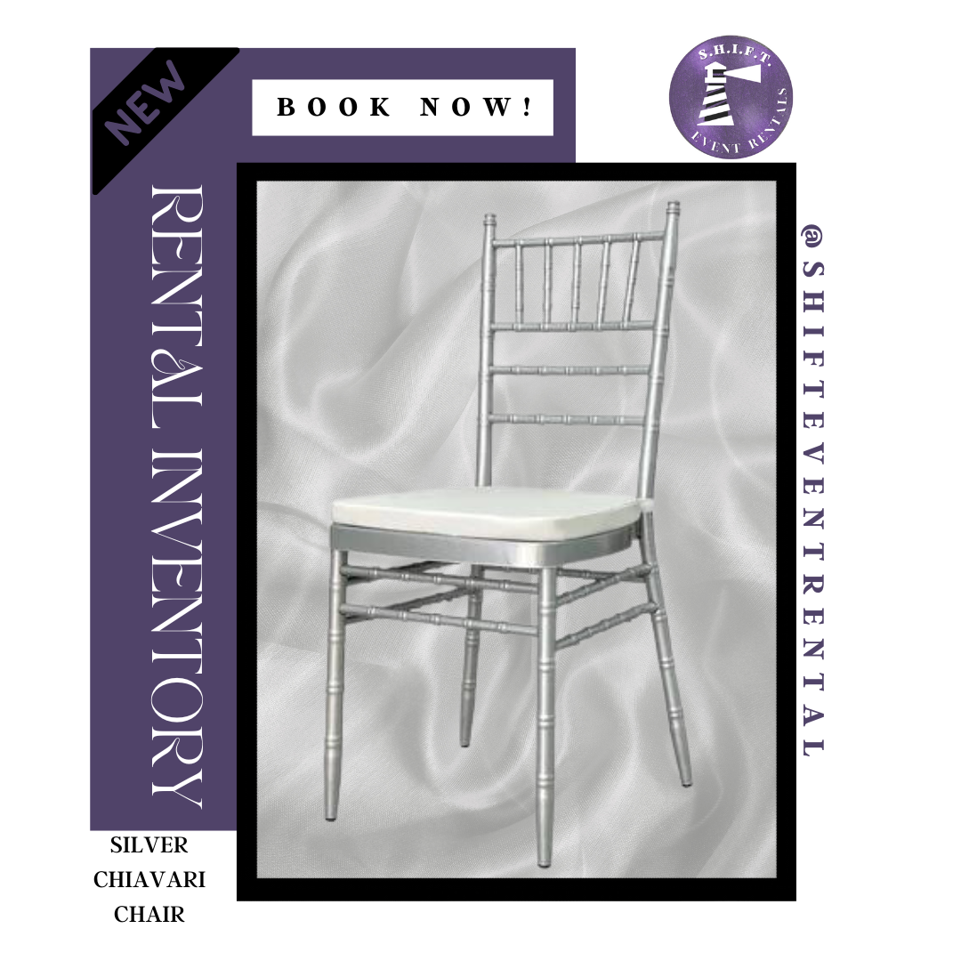 Silver Chiavari Chair S.H.I.F.T. Event Rentals
