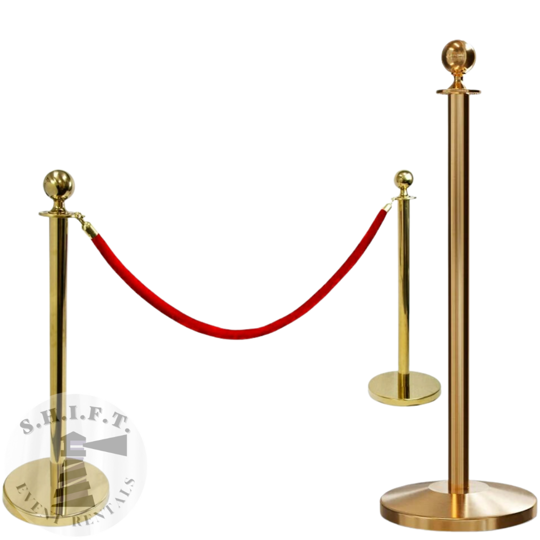Gold Stanchions