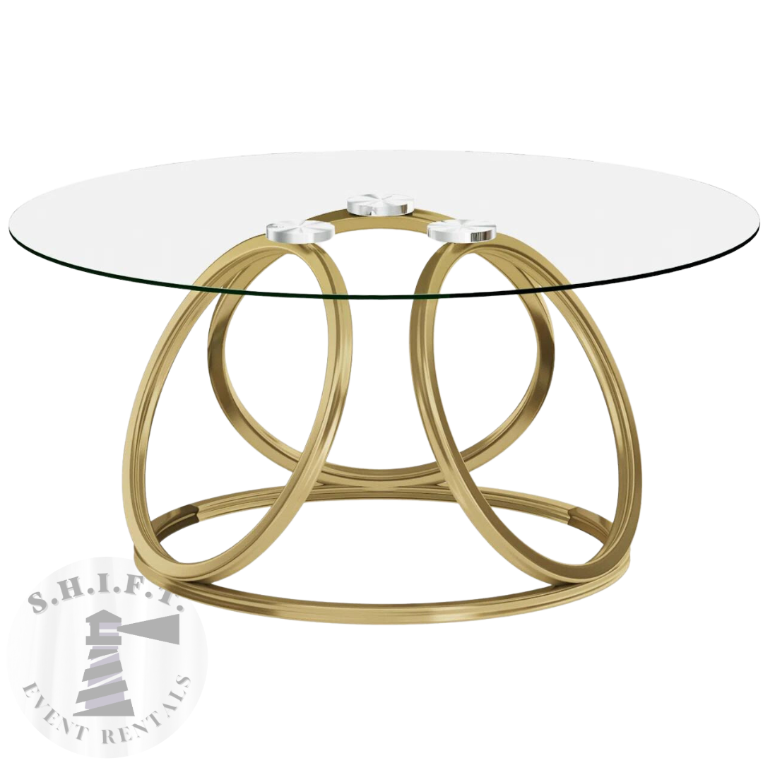 Trinity Coffee Table (Gold)