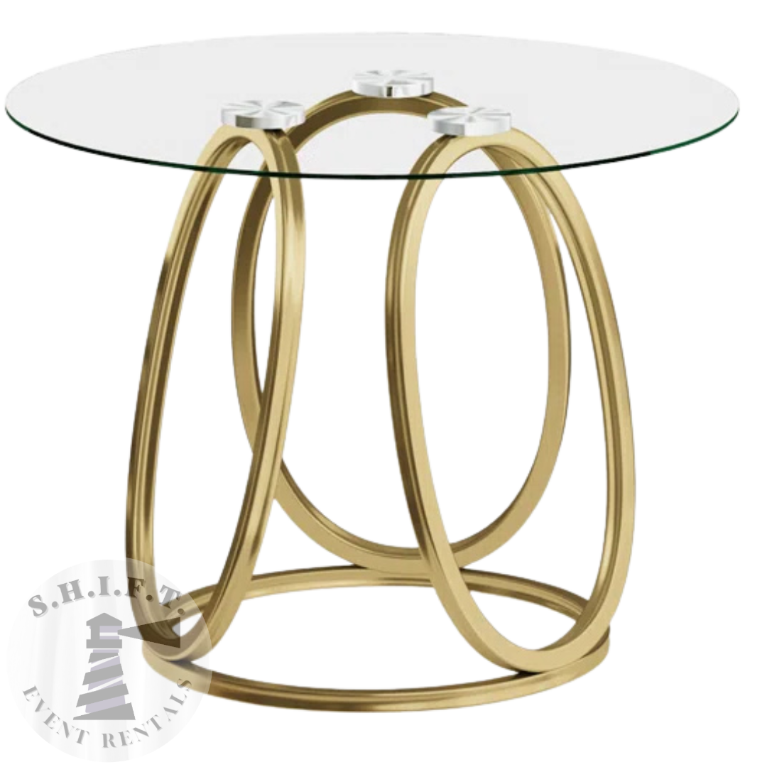 Trinity End Table (Gold)