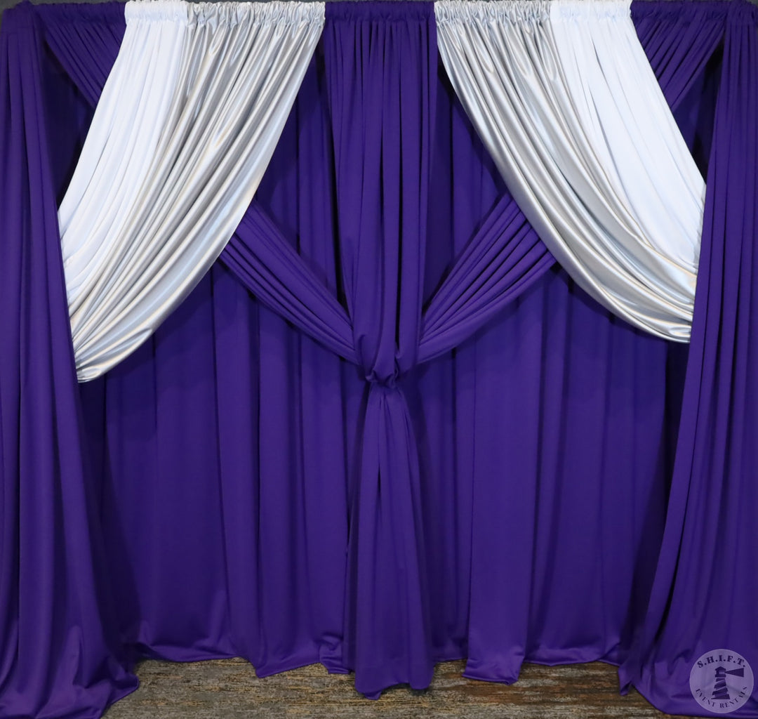 Poly Stretch Wall Drape Panel Packages (17 Colors Options)