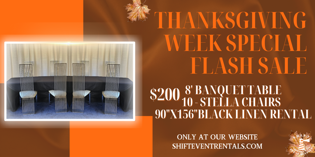 Thanksgiving & Friendsgiving Dinner Party Package (Formal Dining)