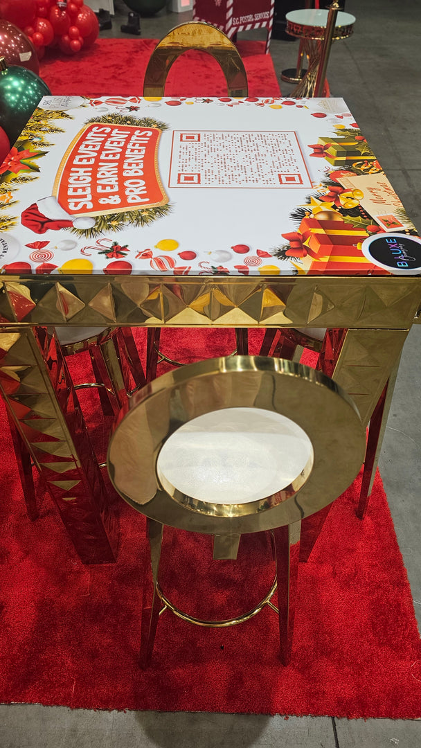 Jade Bar Table (Gold)