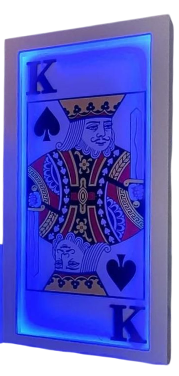 Oversize LED Playing Card Set (3D)