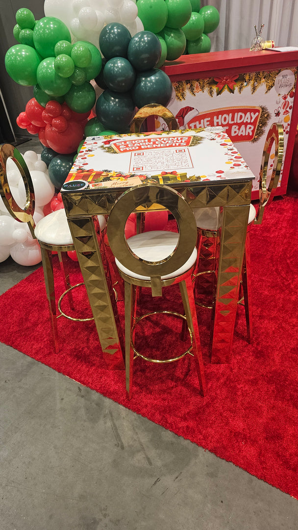 Jade Bar Table (Gold)
