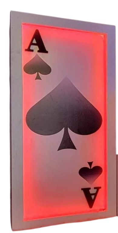Oversize LED Playing Card Set (3D)