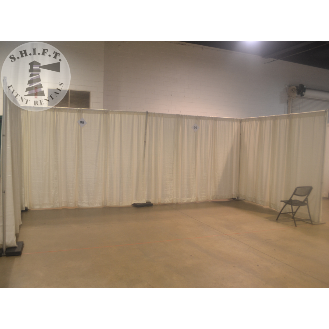 Pipe & Drape Trade Show Booth Drape Package | 16 Colors