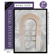 7' Display Shelf U Arch