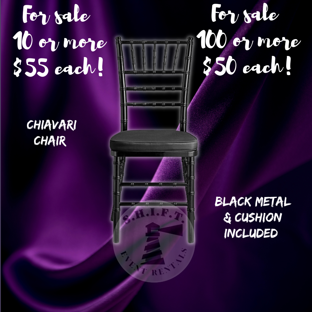Black Chiavari Chair (For Sale)