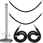 Black Ropes (Silver Trim)