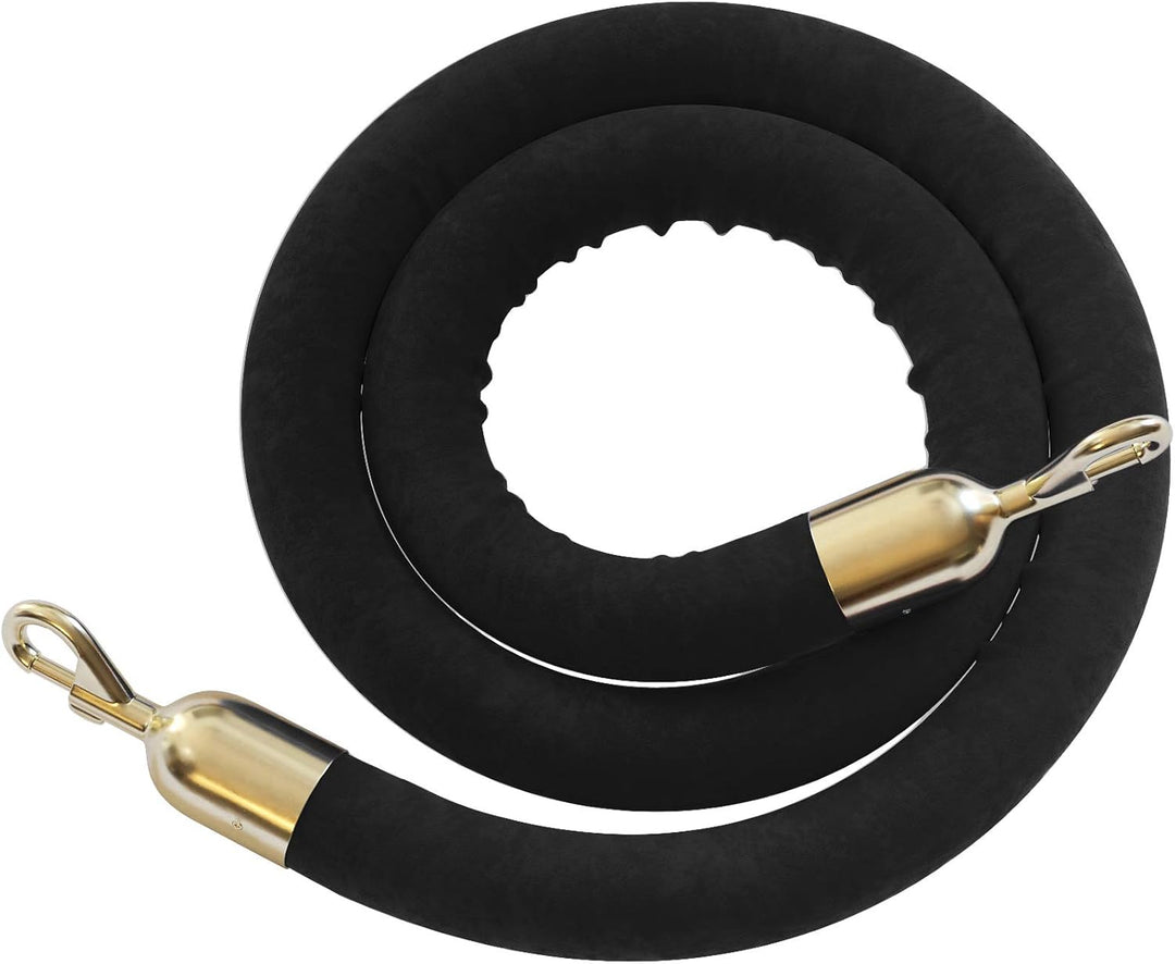 Vip Ropes Black Black & Gold Velvet Rope Rental | Gala & VIP Entry | Raleigh-Durham NC ...