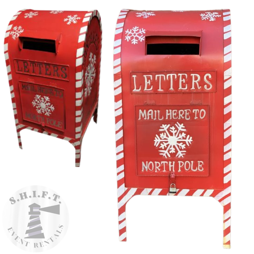Super Size Christmas Santa Mailbox Prop Rental – S.H.I.F.T. Event Rentals