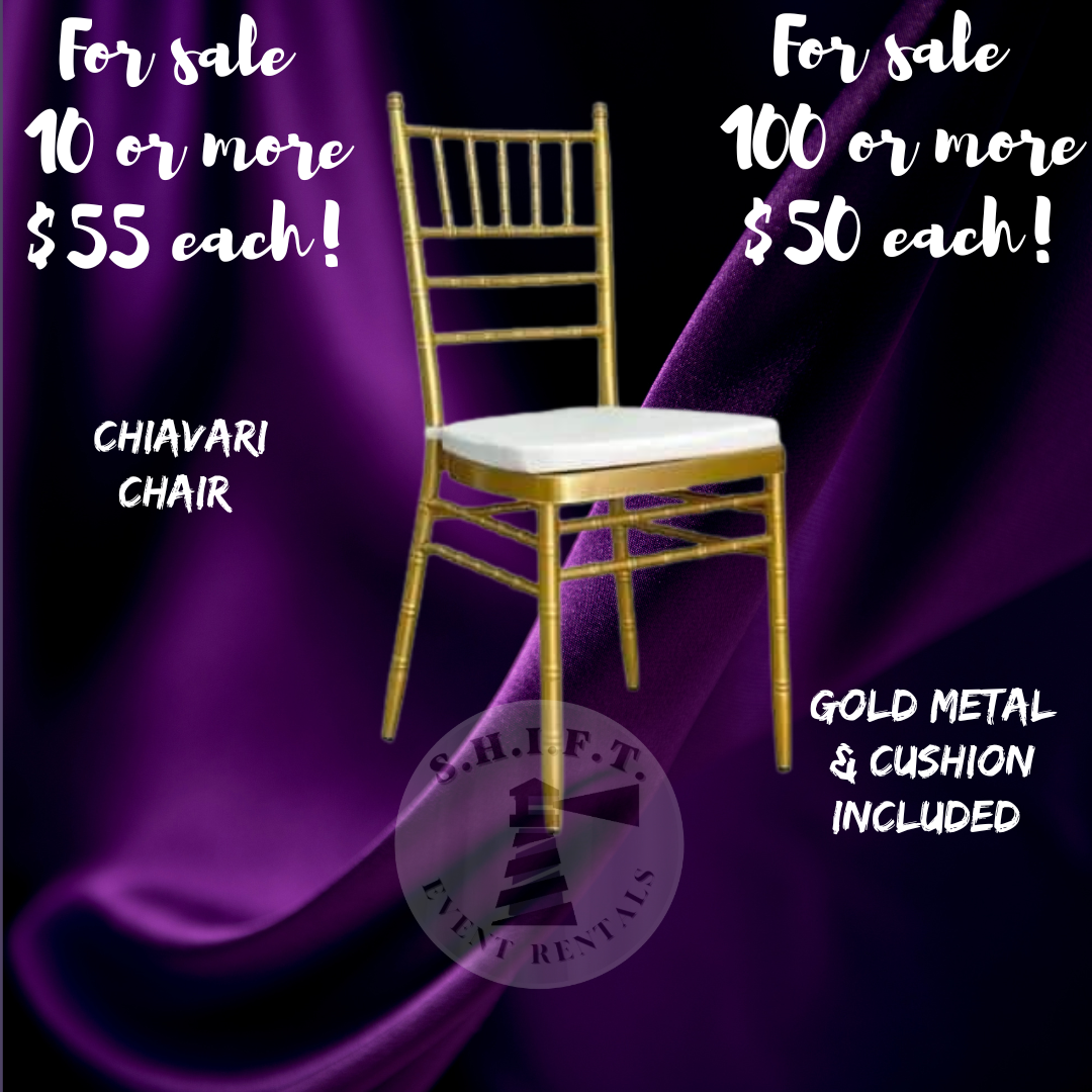 Gold Chiavari Chair (For Sale)