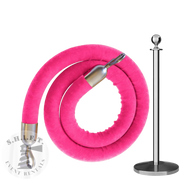 Hot Pink Ropes (Silver Trim)