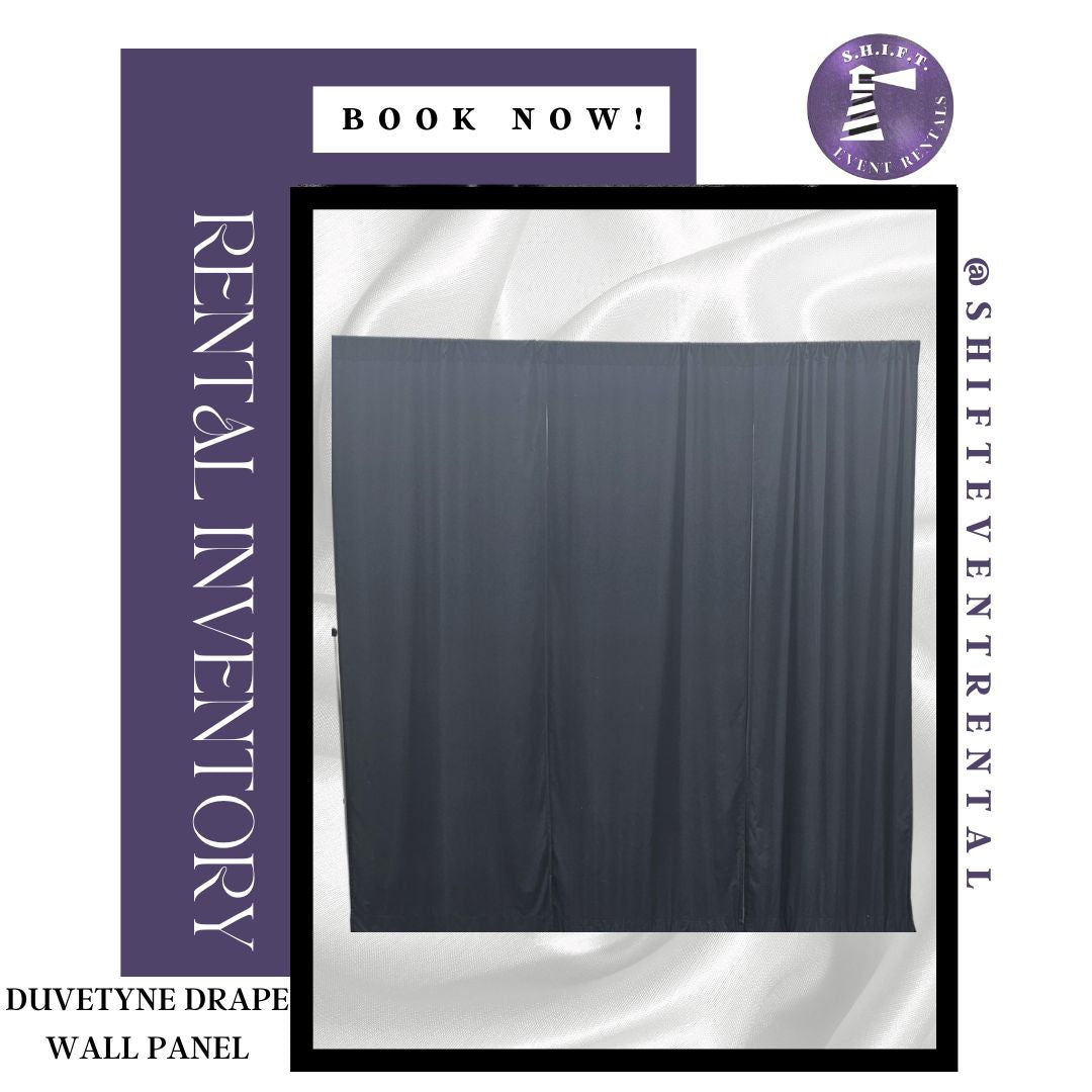 Duvetyne Wall Drape Packages