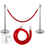 Red Ropes (Silver Trim)