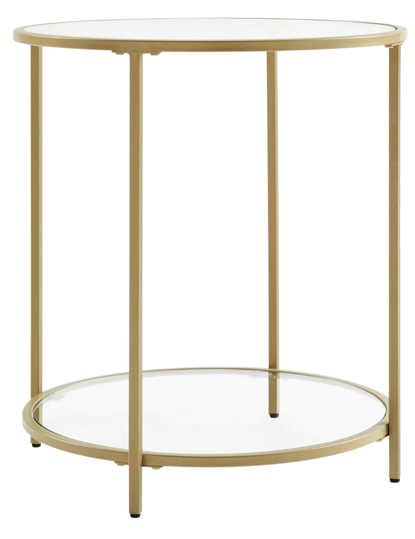 Colleen End Table | Gold