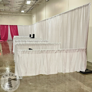 Pipe & Drape Booth Packages (16 Colors Options)