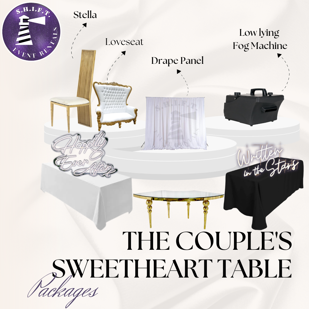 Sweetheart Table Packages