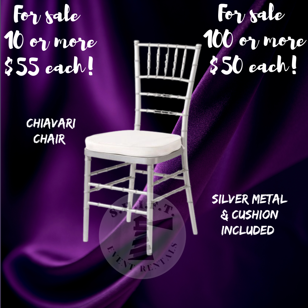 Silver Chiavari Chair (For Sale)