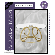 Trinity Coffee Table (Gold)