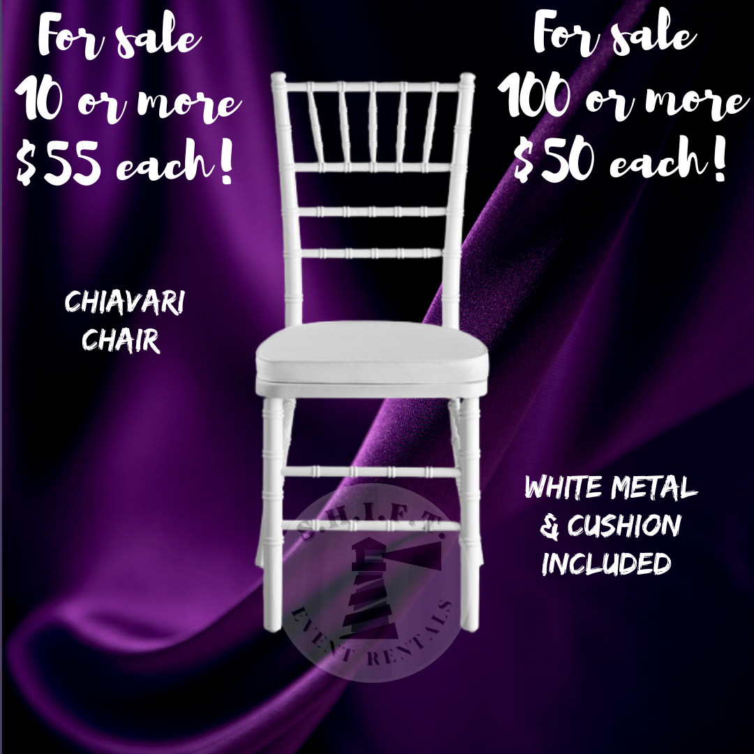 White Chiavari Chair (For Sale)