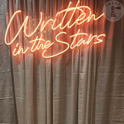 Written in the Stars Neon Sign (MULTICOLOR) (FOR SALE)