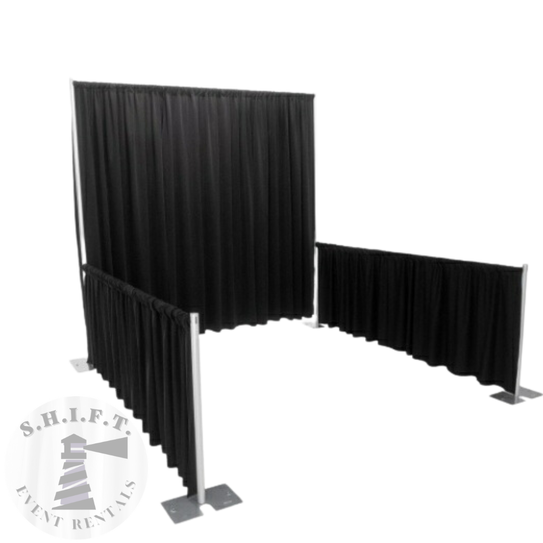 Pipe & Drape Trade Show Booth Drape Package | 16 Colors
