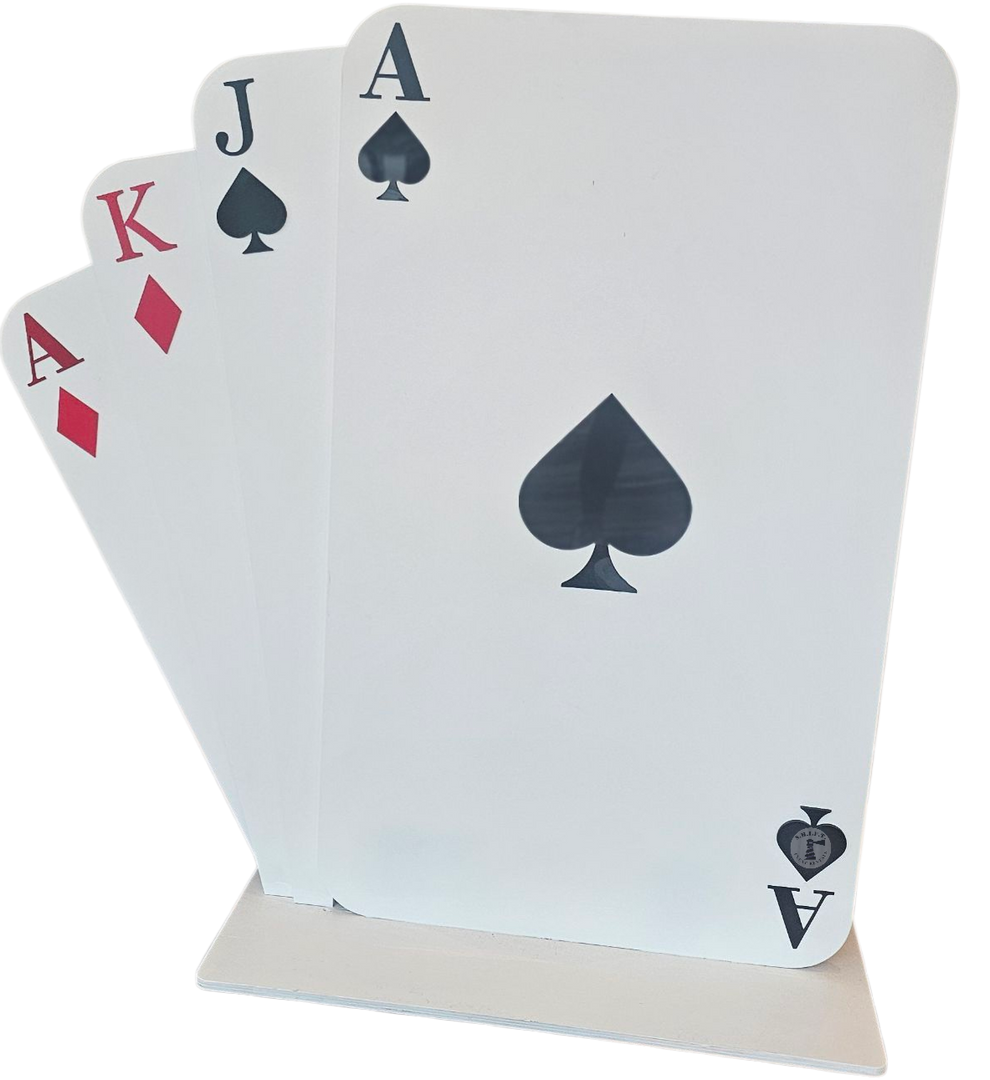 Giant Fanned Playing Card Set