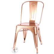 Rose Gold Copper Telix Chair (500LB Limit)