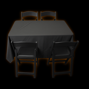 Thanksgiving & Friendsgiving Ready-To-Gather Package (Resin Folding Chair for 4)