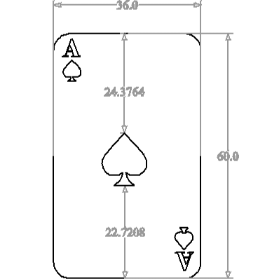 Giant Fanned Playing Card Set