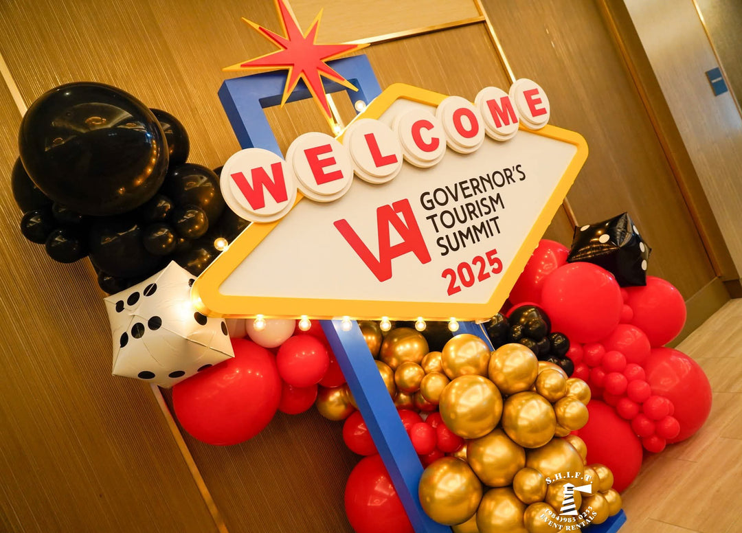 7.5' Vegas-Style Customizable Message Event Activation Welcome Sign