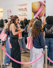 Light Pink Ropes (Silver Trim)