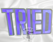 5' Multicolor LED Marquee Letters (White Painted Frame)