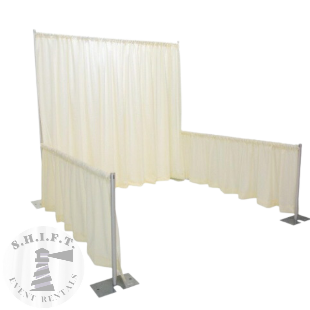Pipe & Drape Trade Show Booth Drape Package | 16 Colors