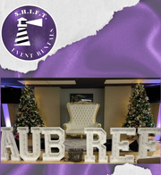 Queen Ashley Gold & White Loveseat Throne Chair