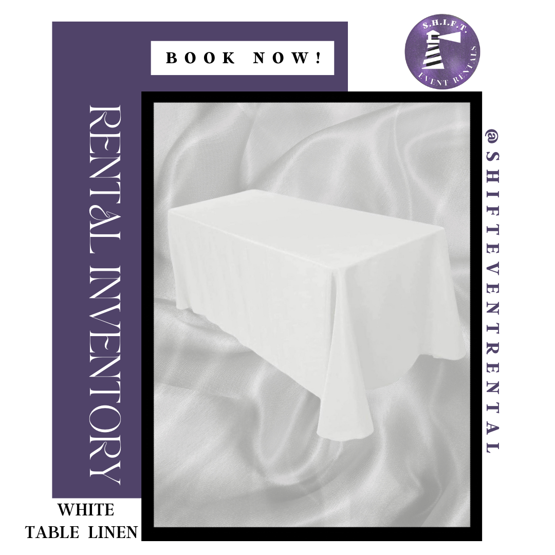 Square Table Linen – S.H.I.F.T. Event Rentals
